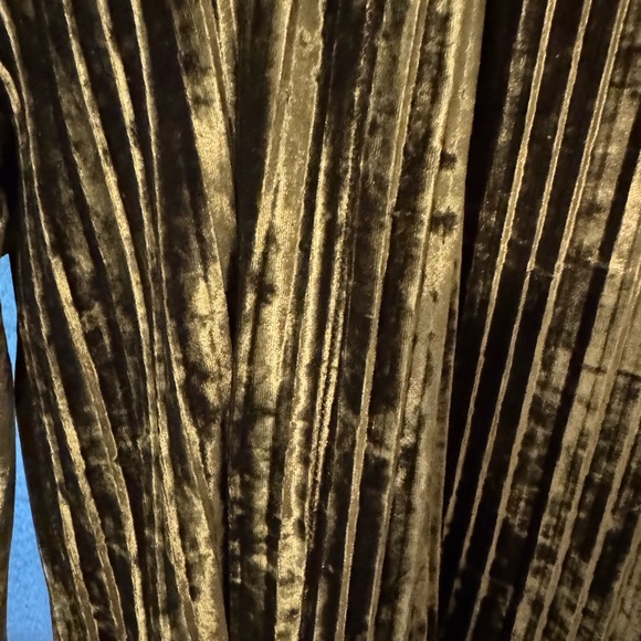 Green Velvet Two-Piece Set - Picture 4 of 4